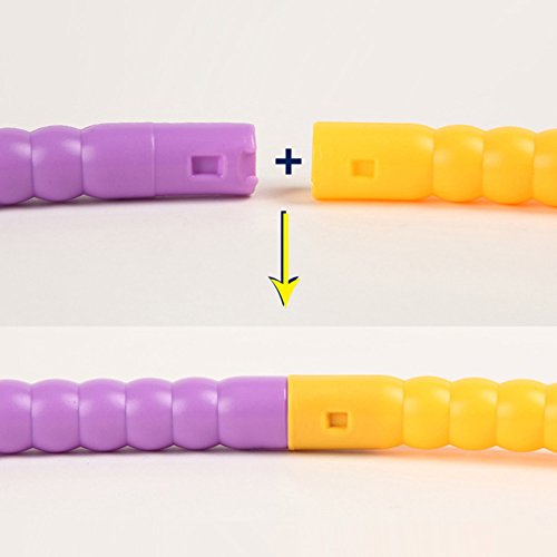 Qiyun Hula Hoop Children Hula Hoop Toys Detachable Plastic Hula Hoop as Fitness Equipment for Adultsdiameter:D 40CM (80 grams) - Thumbnail 4