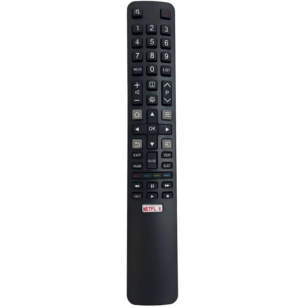 FYCJIReplacement TCL TV Remote Control ARC802N RC802N for TCL Thomson smart tv remote control 4K LCD LED TV-No setup required H32S5916 32DS520 40S6000FS 49DP600 49S6000FS F43S5916 U49P6016 U55P6006
