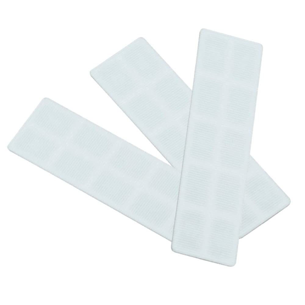 Merriway BH07811 (100 Pcs) Window Glazing Flooring Packer Shims, 100 mm x 32 mm x 3 mm, White - Pack of 100 Pieces