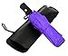 BESTFUN Travel Umbrella - Sun&Rain Compact Umbrella for Men Women and Kids, Windproof Automatic Lightweight Unbreakable Umbrellas (Purple)
