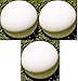 BuyBocceBalls Listing - Premium Quality, Official Tournament-Grade Pallino or Pallina for Bocce - Regulation Size 60mm - White - Pack of 3 - Use with 100, 107 or 110+mm Bocce Balls