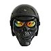 Vhccirt Motorcycle Helmet Mask Spooky Decor Skull Paintball Airsoft Grim Halloween