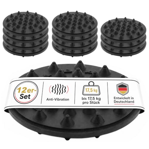 Oehlbach Shock Absorber - Hochwertige Schwingungsdämpfer für Subwoofer, Lautsprecher, Verstärker & Plattenspieler - Vibrationsschutz, Lautsprecherfüße