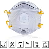 [PROMOTIONS] Universal Dust Mask N95 Valved Respirator Particulate Disposable Earloop Antidust Anti Dirt Fog NIOSH - 1 pc