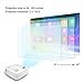 ERISAN Projector Video Home TV Theater, LED Android WiFi Bluetooth, 220 ANSI Lumen, Support 1080P Full HD, iOS Compatible, Updated Quieter Fan, Mini Smart Video Beam, Multimedia Party Games