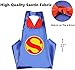 Superhero Cape for Kids, Double-Sided Satin Capes and Mask for Dress Up Costumes (4 Capes) Blue
