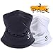 SAITAG Balaclava Ski Mask 2 Pieces-Winter Full Face Mask for Men Women, Sheisty Mask Sun Hood for Skiing Snowboarding Black-White