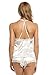 Avidlove Women Sleepwear Sexy Lingerie Satin 2 Piece Cami Shorts Pajama Set, White, Small