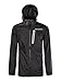 SWISSWELL Hooded Rain Jakcet for Mens Black Medium