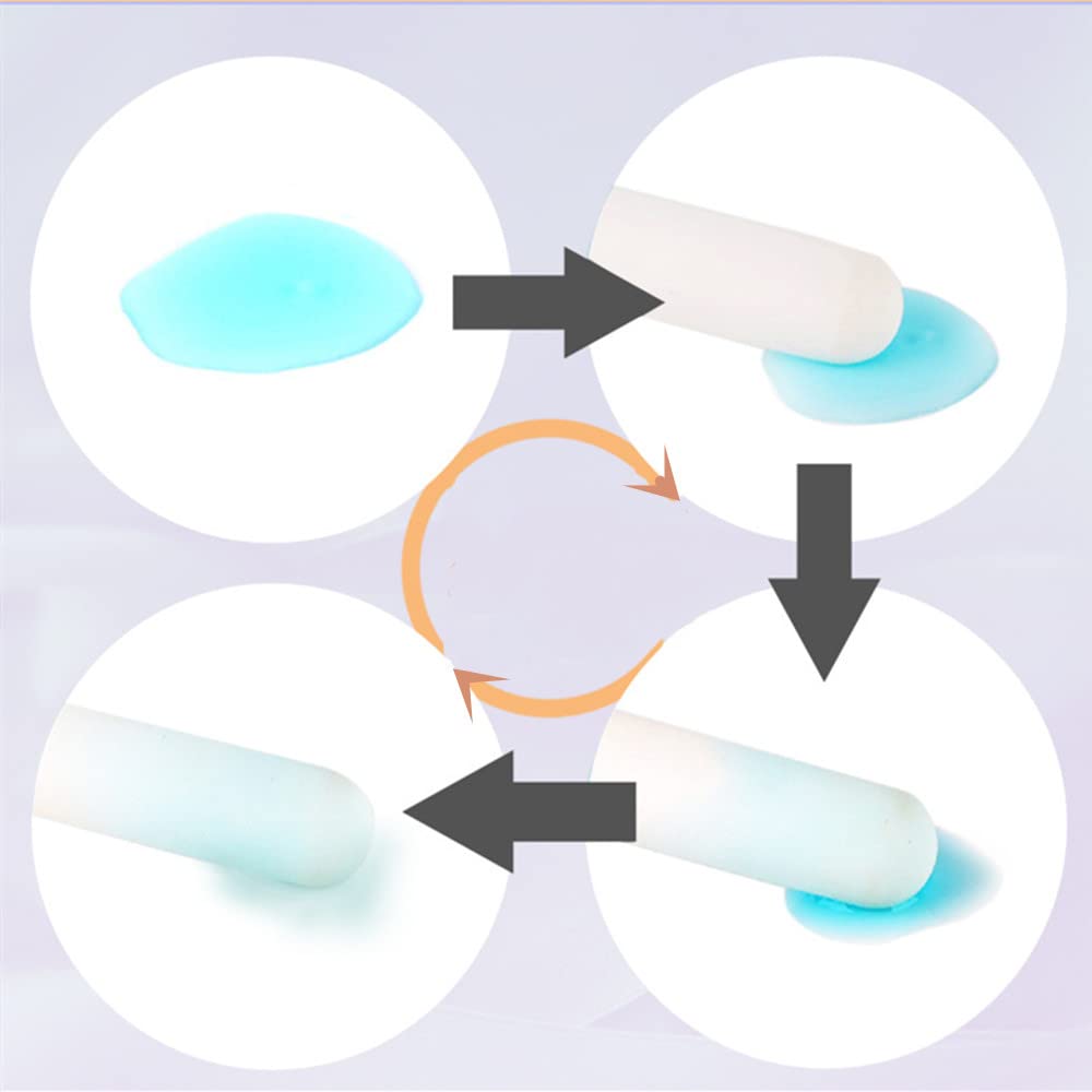 2 Pcs Diatomite Moisture Absorbing Stick Desiccant Clean Water Absorption Rod Drying Sticks Cleaning Toys with Blister Packaging for Laboratory/Home