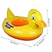 UGGL Duck Baby Floats, Inflatable Duck Pool Float, Baby Floating Seat, Children Swim Ring, Kids Inflatable Floats, Yellow Duck Seat Boat for 1-3 Years Kids