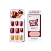 Kiss Products Impress Gel Nails with Sporty Accents, Unity, Red Striped