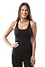 90 Degree By Reflex - Power Flex Racerback Tank Top - Jet Black Small