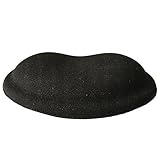Vivoice Soft Skin Gel Wrist Rest Support Rest Silicone Wrist MousePad Wristbands Hand Pillow for Office Worker ,Gamer(black)