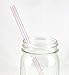 Reusable Glass Drinking Straw with Travel To Go Protective Carrying Case Holder and Cleaning Brush | Perfect for Home, Office or Gift | Straight 8 in x 9.5 mm Healthy, Eco Friendly (Pink Sapphire)