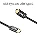 USB C to USB C Cable 6.6ft Fiveboy, Nylon Braided, Support 4K@60hz Display, USB Power Delivery (60W) and Data Sync (10Gbps) for MacBook, Nintendo Switch, Galaxy S8/S8+, Chromebook and More