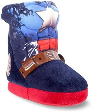 Toddler Boys Captain America Slipper Boots Small (5/6)