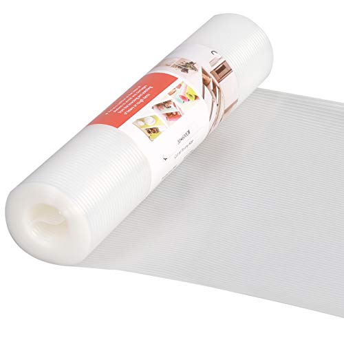 Ribbed Drawer and Shelf Liner 12 Inch x 20 FT NonAdhesive Roll