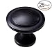 Cabinet Knobs, Ohuhu 25 Pack Oil Rubbed Bronze Knobs, Suitable for Kitchen, Bathroom Cabinets