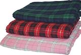 Plaid Flannel & Fleece Blanket