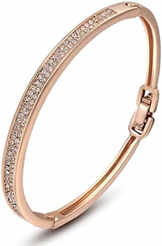 Hand Chain Charm Bracelet Women's Jewelry Special Bling Simple Rose Gold Rhinestone