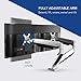 FlexiSpot Dual Monitor Mount for 10″ to 30″ LCD Screen, Gas Spring Desk Monitor Standthumb 3