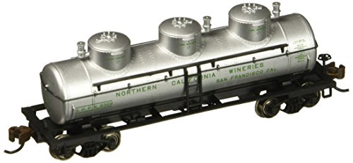 Bachmann Industries 3 Dome Tank Northern California Wineries Car, N Scale