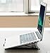Portable Laptop/Tablet Stand for Desk, Bed, Sofa, Couch. Fully Adjustable 5 Tilt Angles. Lightweight Durable Steel with Non-Slip Pads. Open Back for Cooling. Fits 10-15″ Notebookthumb 1