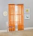 No. 918 Calypso Sheer Voile Rod Pocket Curtain Panel, 59