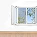 Muzata Stainless Steel Woven Wire Mesh Metal Security Screen Cabinets Mesh Sheet 12 Holes- 12x12