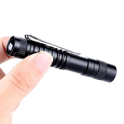 Witspace Cree XPE-R3 LED 1000 Lumens Lamp Clip Mini Penlight Flashlight Torches - Thumbnail 2