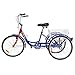 Barbella Single and 7 Speed Adult Tricycle Three-Wheeled Bicycle with Assembly Tools and Instructions to Facilitate Your Assemble 24-Inch Bicyle (Single Speed USA Flag)thumb 3
