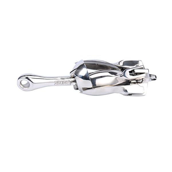 Amarine-made-Folding-Grapnel-Anchor-Steel-Stainless16lbs-07kg-Boat-Marine-Yacht-dinghies