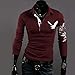 Joylive Fashion New Men's Stylish Casual Polo Shirt Slim Long Sleeve T-Shirts