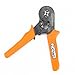 ZJchao Self-Adjusting Ratchet Ferrule Crimp Pliers Tool, 23 to 10AWG (0.25 to 6.00mm2)
