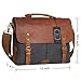 WOWBOX Messenger Satchel Bag for Men and Women,Vintage Canvas Laptop Computer and Tablet Briefcases Shoulder Bag Carrying Case 13