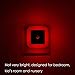 [Pack of 2] Soft Red Glow, Plug In LED Night Light with Dusk to Dawn Sensor - Perfect for Bedroom, Nursery and Baby's Room