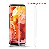 Bestfy Samsung S8 Screen Protector, 3D Curved Edge, Case-friendly, Bubble-free Tempered Glass Screen Protector for Galaxy S8, Clear, 5.8