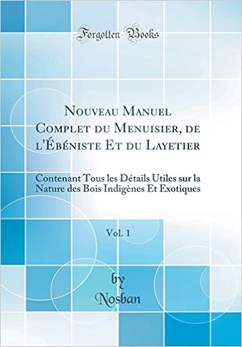 Download E Book Nouveau Manuel Complet Du Menuisier De - 