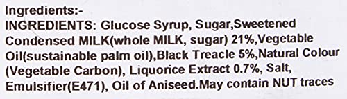 WALKERS’ NONSUCH LIQUORICE TOFFEES | WITH CONDENSED MILK & BLACK TREACLE | IMPORTED FROM THE UK | TRADITIONAL BRITISH CANDY | OLD FASHIONED LICORICE TOFFEE | 44.09 OZ (1.25KG)
