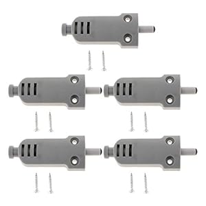 perfk 5pcs Systeem Schokbreker Plastic Deurbuffer voor Zaal KItchen Deur