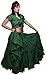 Wevez Women's Gypsy 25 Yard Solid Color Cotton Skirt