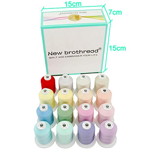 New brothread 18 Options MultiPurpose 100 Mercerized Cotton