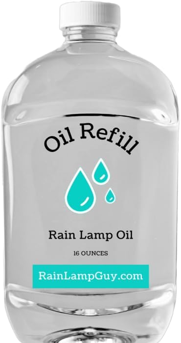 Oil Lamps & Accessories - Oil Refill for Vintage Oil Rain Lamps - RainLampGuy Oil Refill Kits - Drakeol 35 (16 OZ) (2 Bottles - 32 OZ)