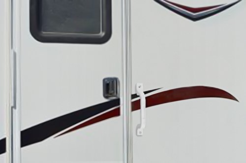 Camp'N -2 Piece- All Weather Plastic Grab Handle - Entry Door Assist Bar for RV, Trailer, Camper, Motor Home, Cargo Trailer, Boat-OEM Replacement (White 2-Piece)