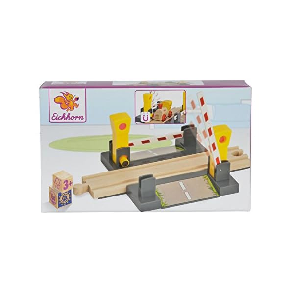 Eichhorn 100001506 - Bahn, Ü?bergang - Schranke mit Magnetfunktion - 6x25x15cm - verbaubar mit nahezu allen… – Bild 6