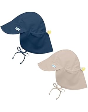 i play 2PK UPF 50+ Sun Protection Flap Sun Hats Baseball Brim Hat Beach Hat Navy