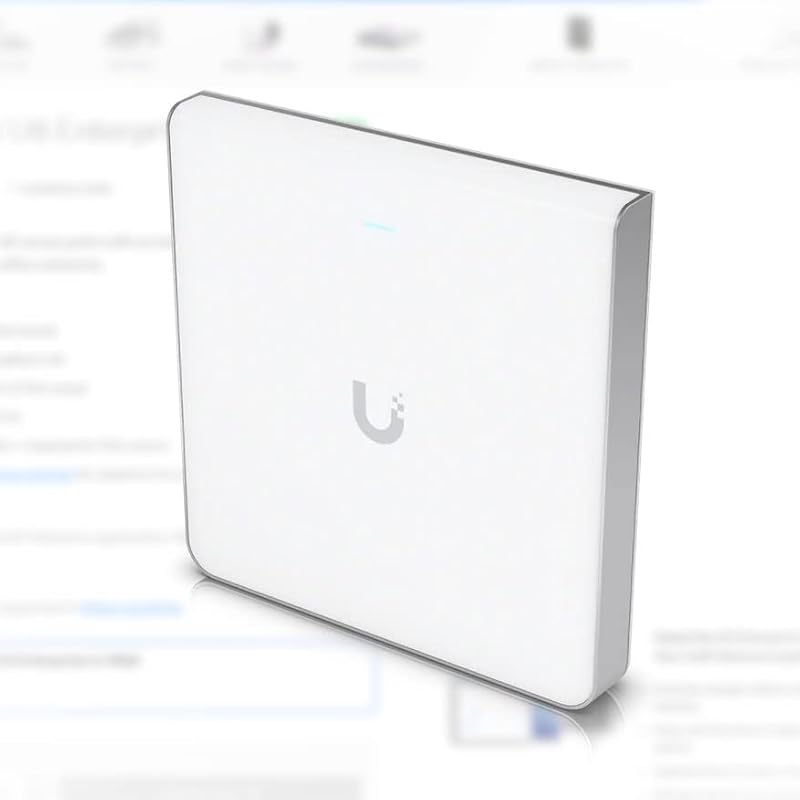 Ubiquiti U6-Enterprise-IW WiFi 6E Access Point Black Wireless 6GHz