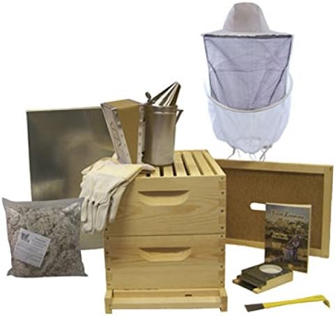 Complete Beekeeping Hive Kit (8-Frame, 2 Supers (6 5/8"))