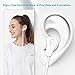 Fourcase Bluetooth Headphone/Earphones/Eaubuds/Headset Wired with Microphone & Remote Control Noise Canceling Sweatproof Compatible IP XS/XR/ XS Mas,IP 7/8/X/7 Plus/8 Plus